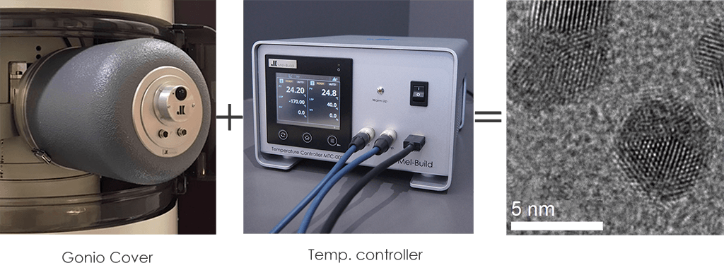 Cryo tomography tem holder